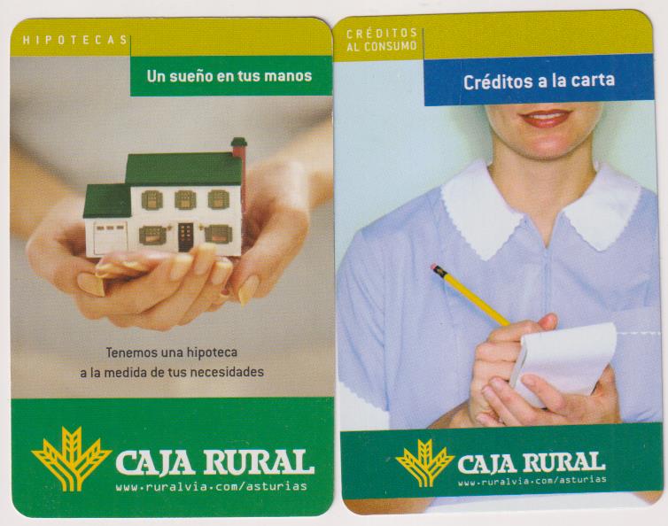Lote de 2 Calendarios Fournier 2005 y 2006. Caja Rural