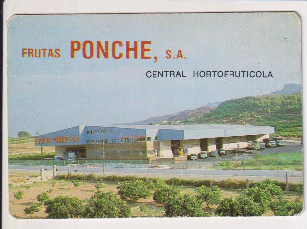 Calendario frutas Ponche 1989
