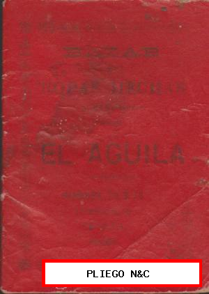 Almanaque para 1898 y Callejero de Sevilla. Bazar El Águila