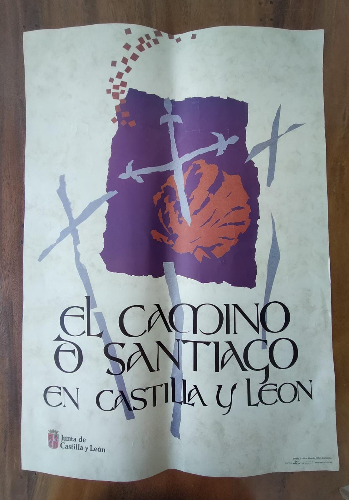 El Camino de Santiago en Castilla y León. Cartel (t0x50I