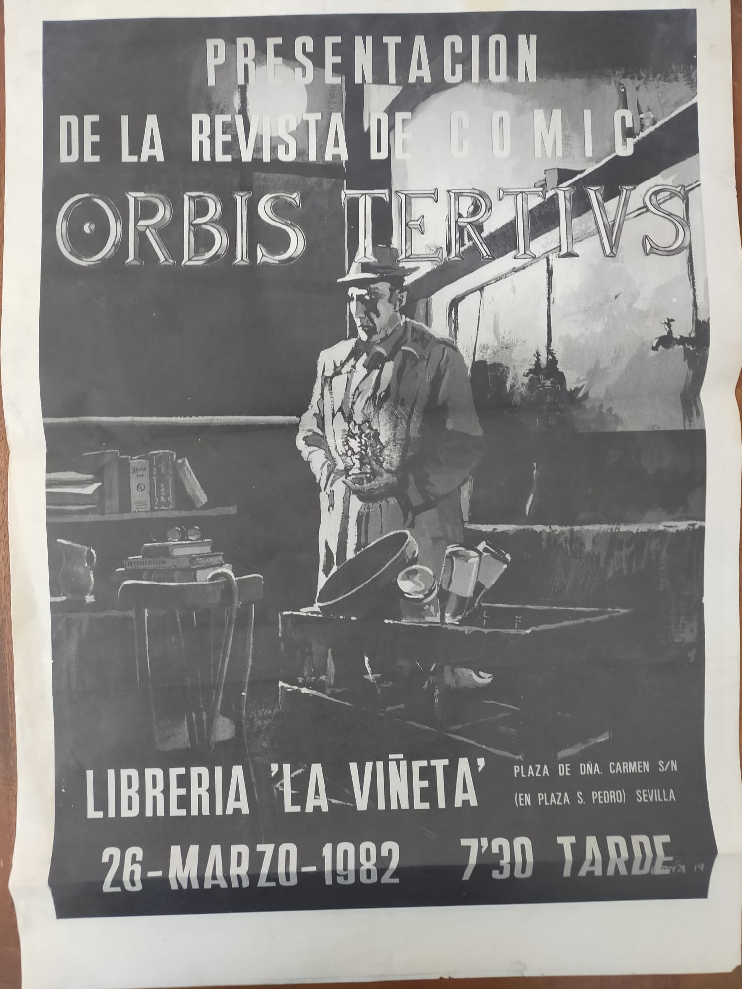Presentación de la Revista de comic Orbis Tertius. Cartel (60x45)