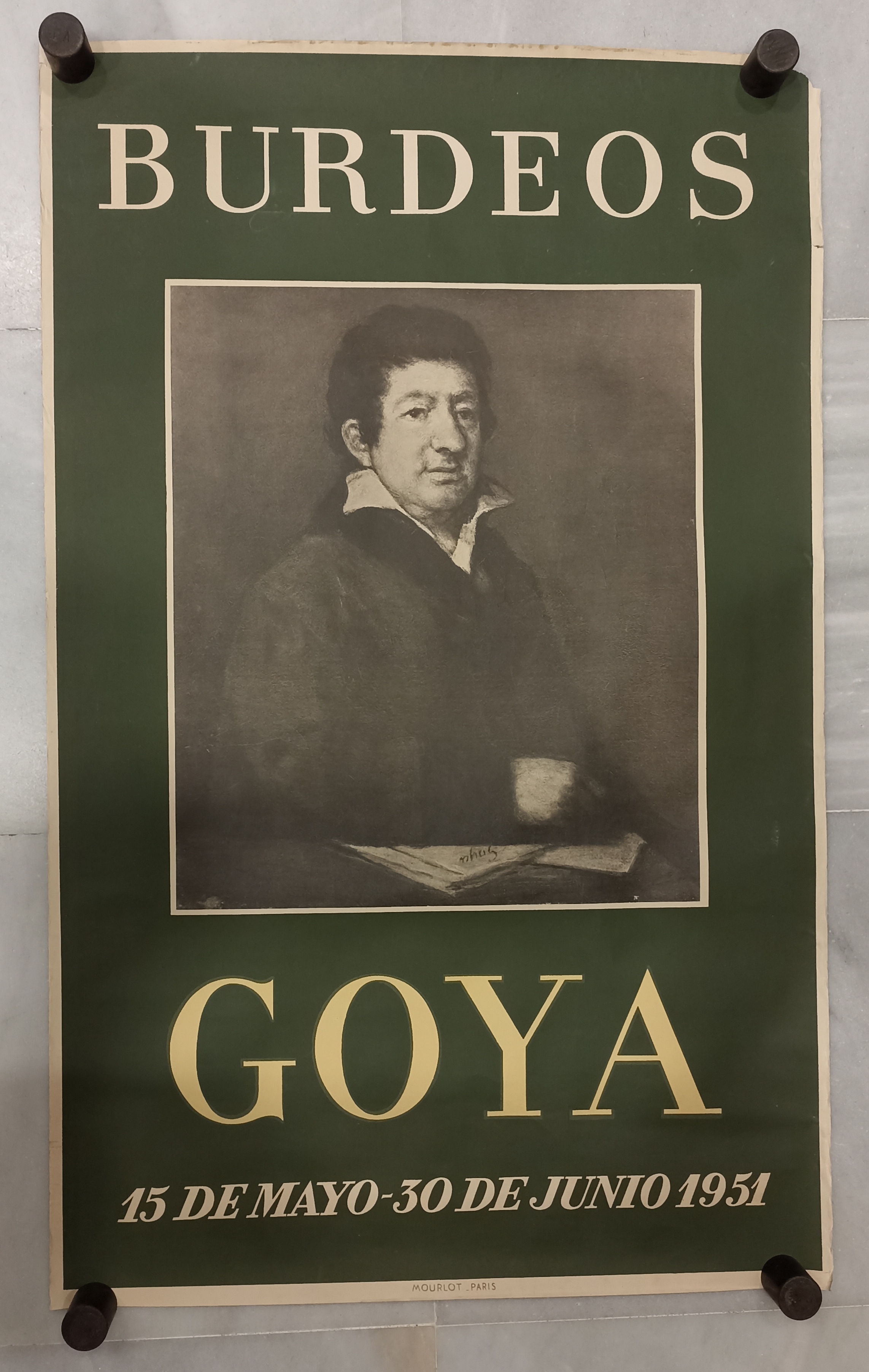 Goya, Burdeos (15 Mayo-30 Junio 1951). 100x62,5 cm. Mourlot París