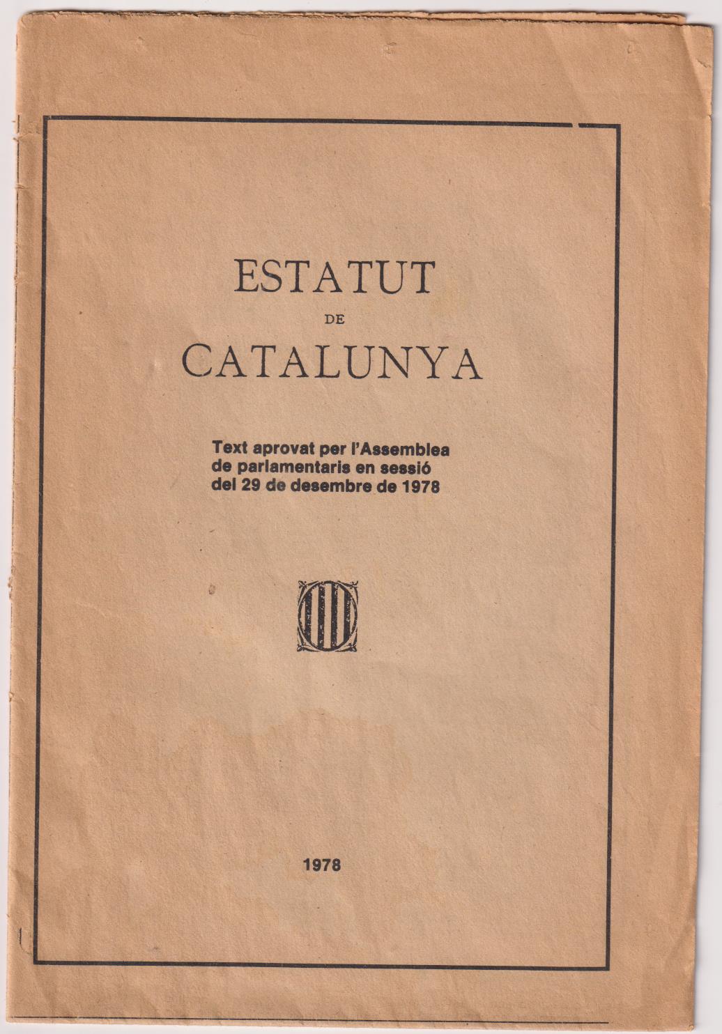Estatu de Catalunya 1978