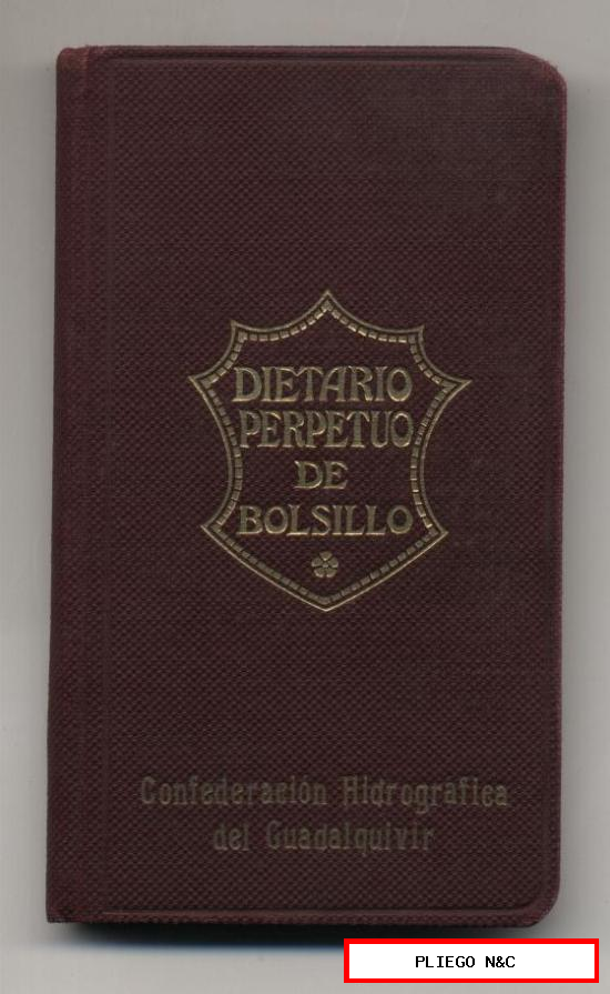 Dietario Perpetuo de Bolsillo. Confederación Hidrográfica del Guadalquivir
