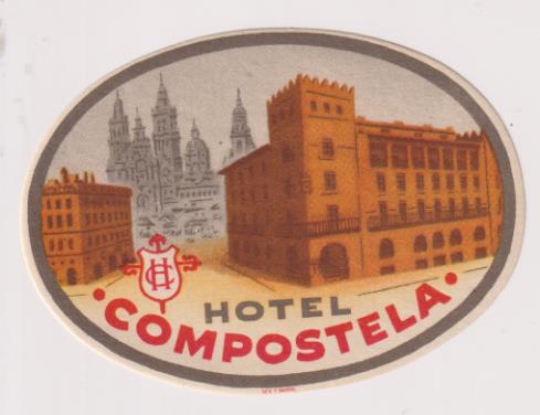 Etiqueta Hotel Compostela