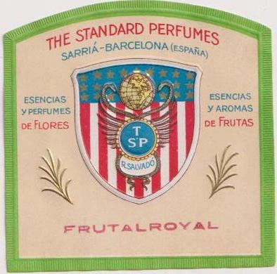 Etiqueta de Perfumes Frutal royal
