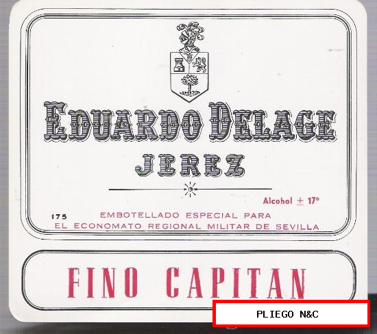Fino Capitán. Eduardo Delage