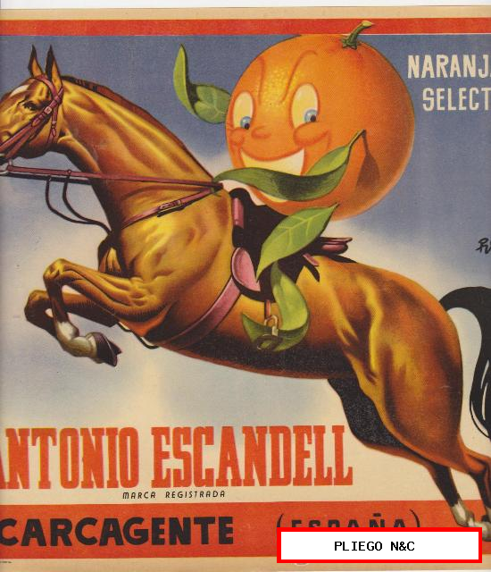 Naranjas Selectas. Antonio Escandell-Carcagente