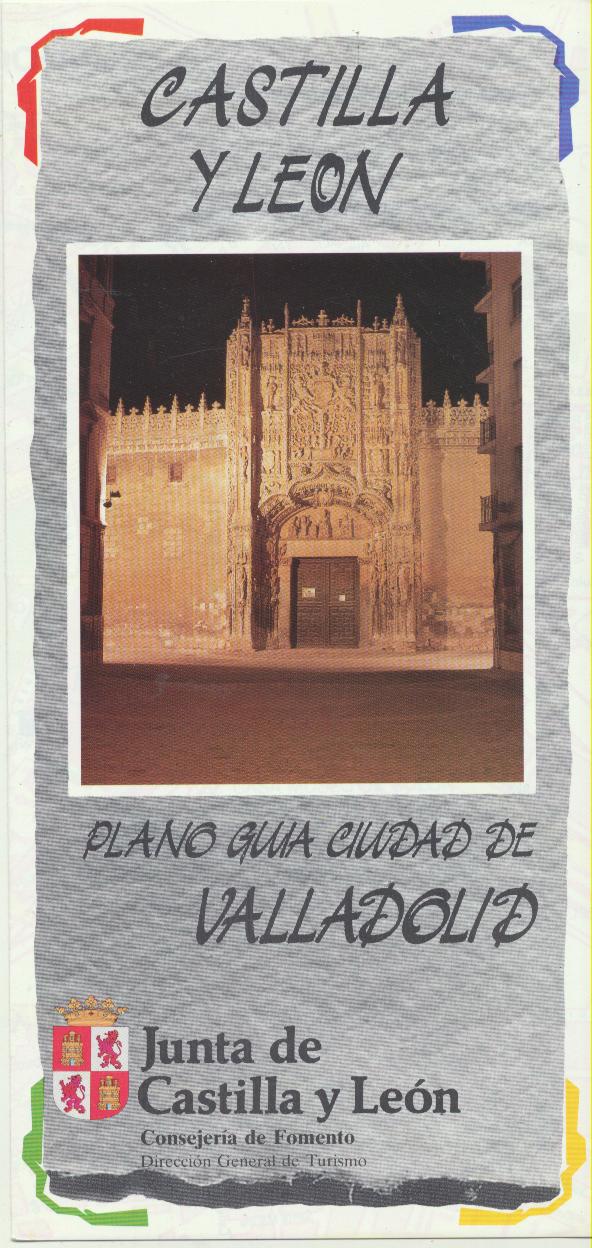 Plano Guía ciudad de Valladolid. Expo 92. 8 páginas con mapa