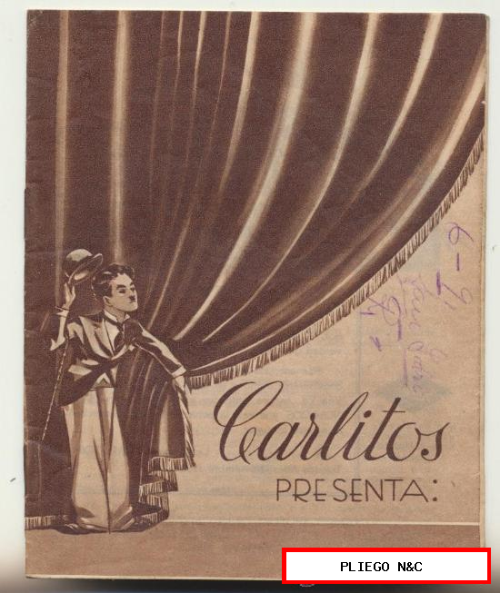 Carlitos presenta:, Catálogo Argentino de zapatos. Primavera 1938-39, que intercala fábulas: Sama-niego, Iriarte, Esopo. con dibujos