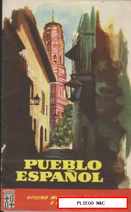 Pueblo Español. Guía-plano