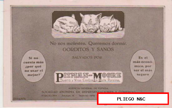Secante (10x15,5) Pitman-Moore. Contra la peste porcina