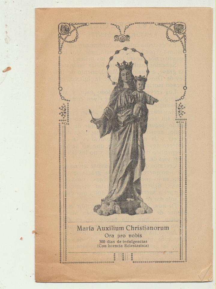 María Auxilium Christianorum. (15,5x10) 16 páginas