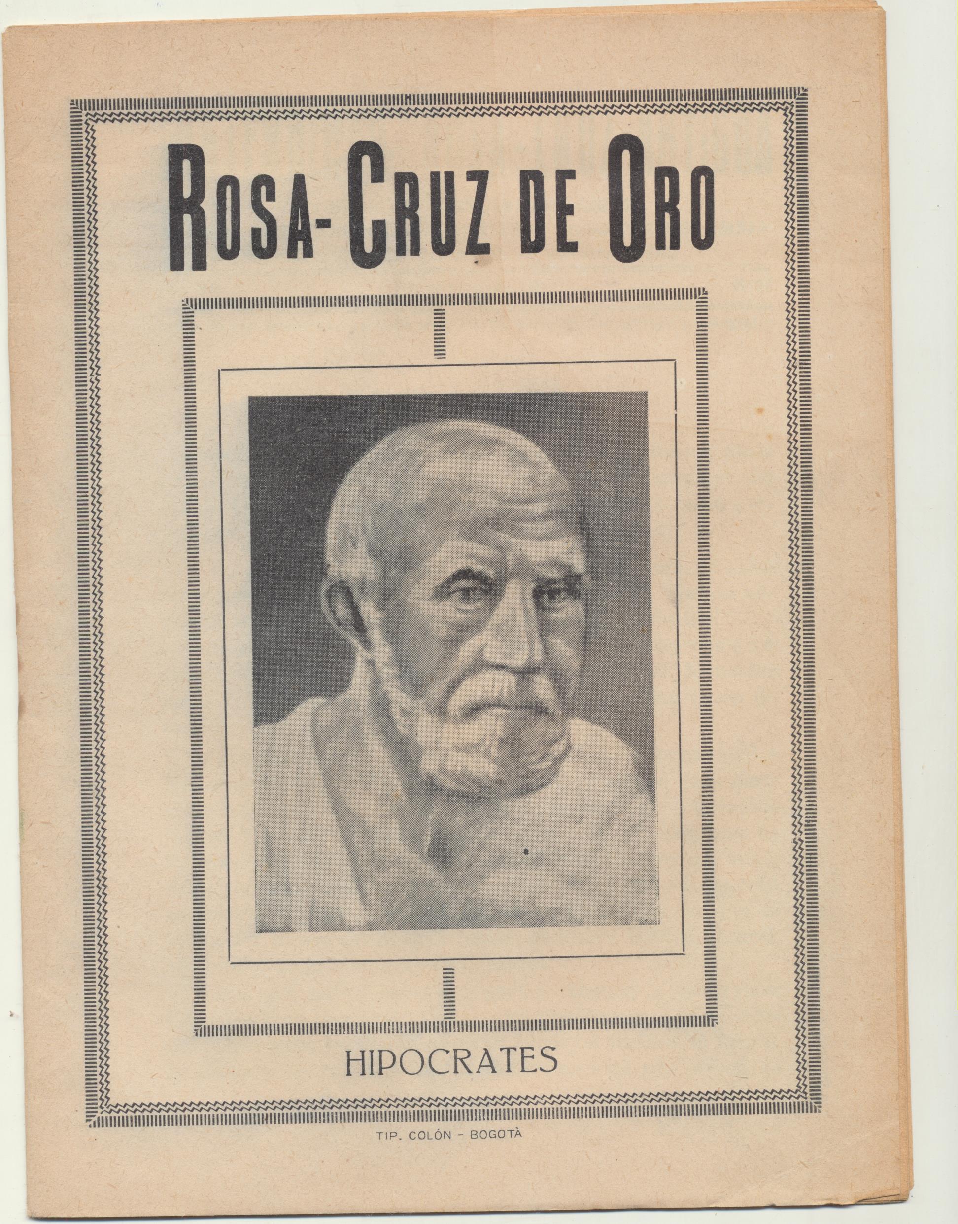 Rosa-Cruz de Oro nº 37. Bogotá 1952