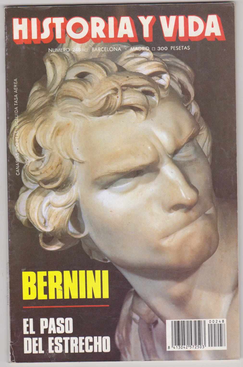 Historia y Vida nº 248. Bernini. El Paso del Estrecho