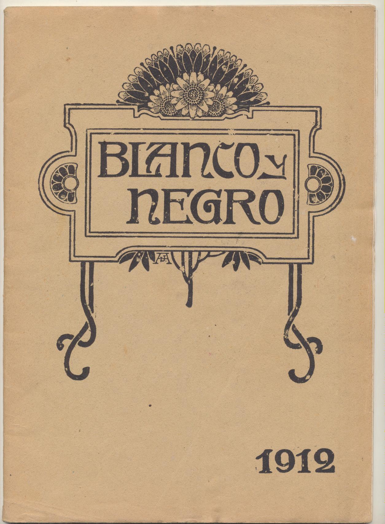 Blanco y Negro nº 1078. Madrid 7 de Enero de 1912