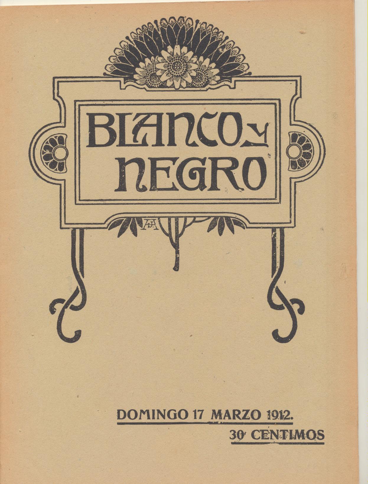 Blanco y Negro nº 1088. Madrid 17 de marzo de 1912