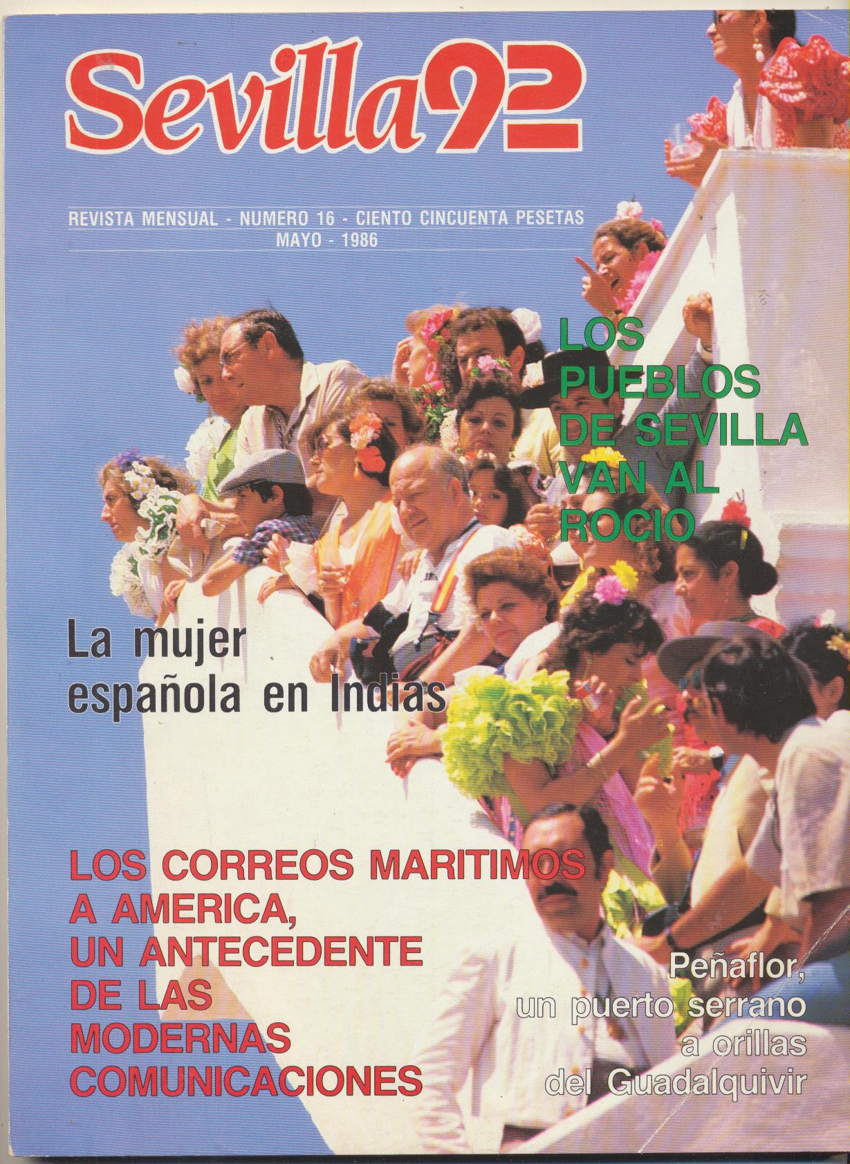 Sevilla 92. nº 16. Mayo de 1986