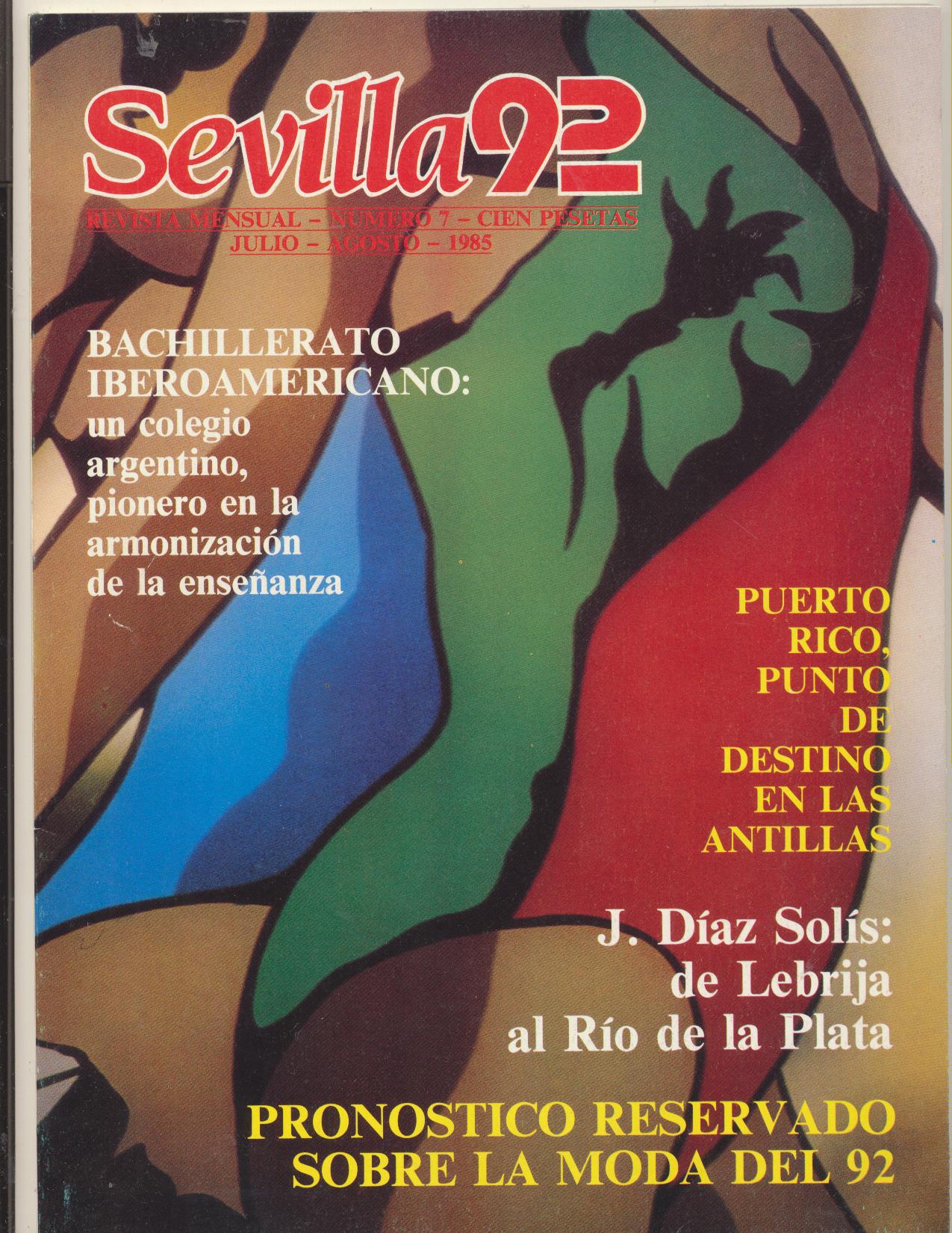 Sevilla 92. nº 7. Agosto 1985