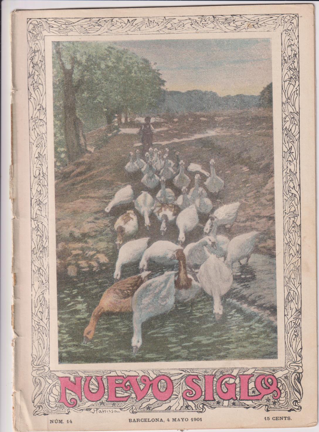 Nuevo Siglo nº 14. Mayo 1901. (26,5x19) 20 páginas con ilustraciones