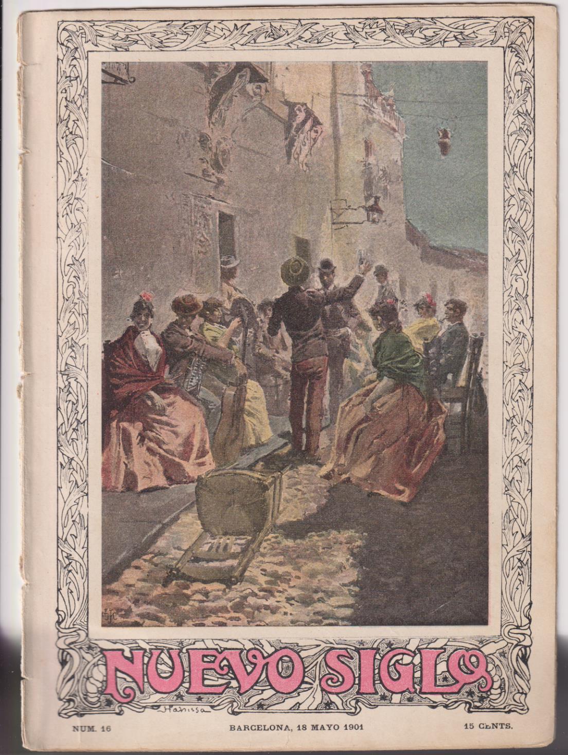 Nuevo Siglo nº 16. Mayo 1901. (26,5x19) 20 páginas con ilustraciones