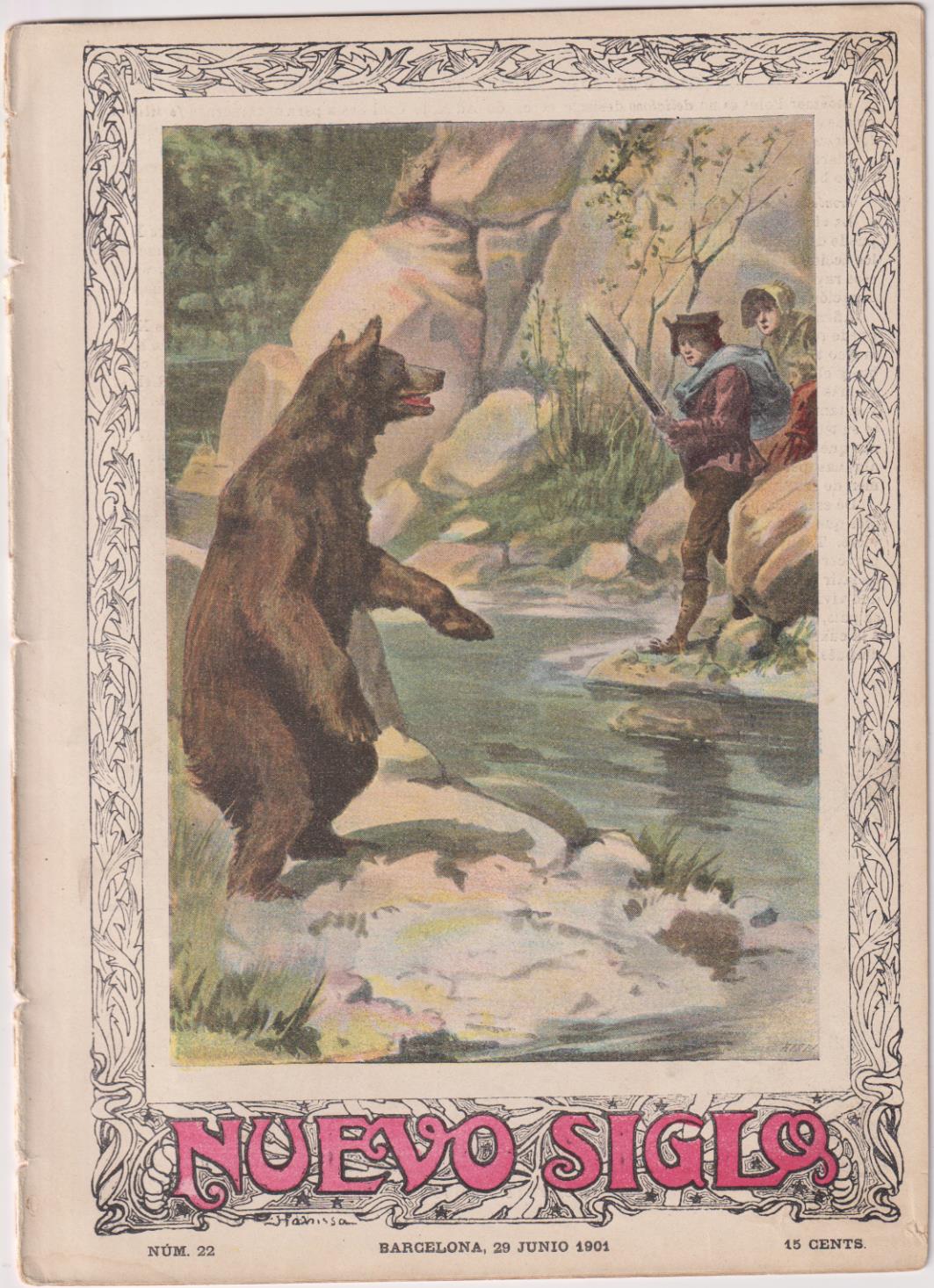 Nuevo Siglo nº 22. Junio 1901. (26,5x19) 20 páginas con ilustraciones