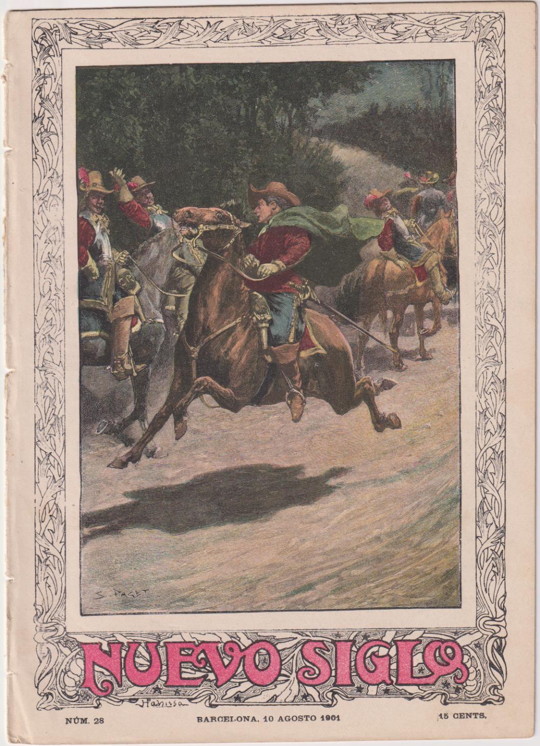 Nuevo Siglo nº 28. Agosto 1901. (26,5x19) 20 páginas con ilustraciones