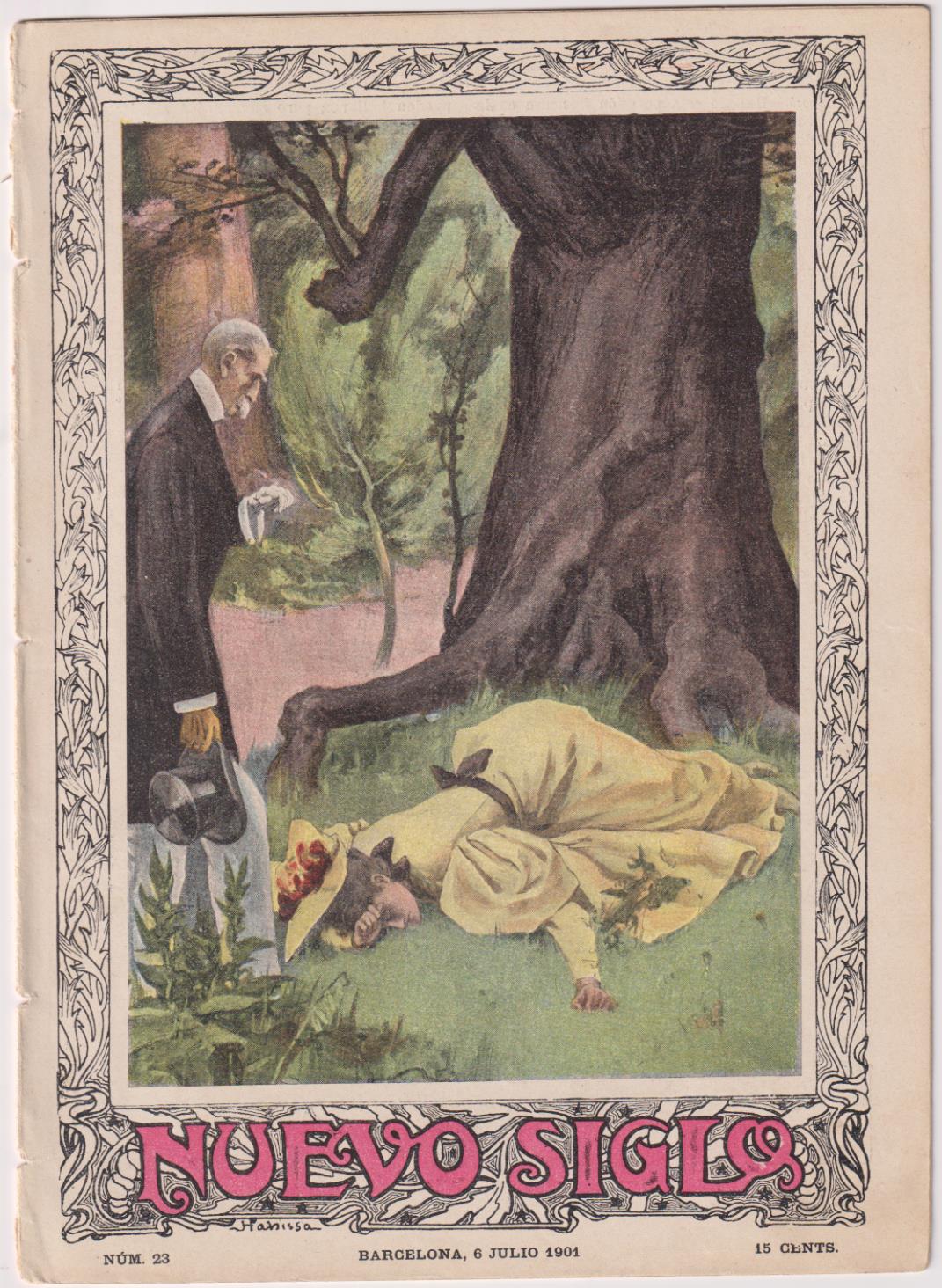 Nuevo Siglo nº 23. Marzo 1901. (26,5x19) 20 páginas con ilustraciones