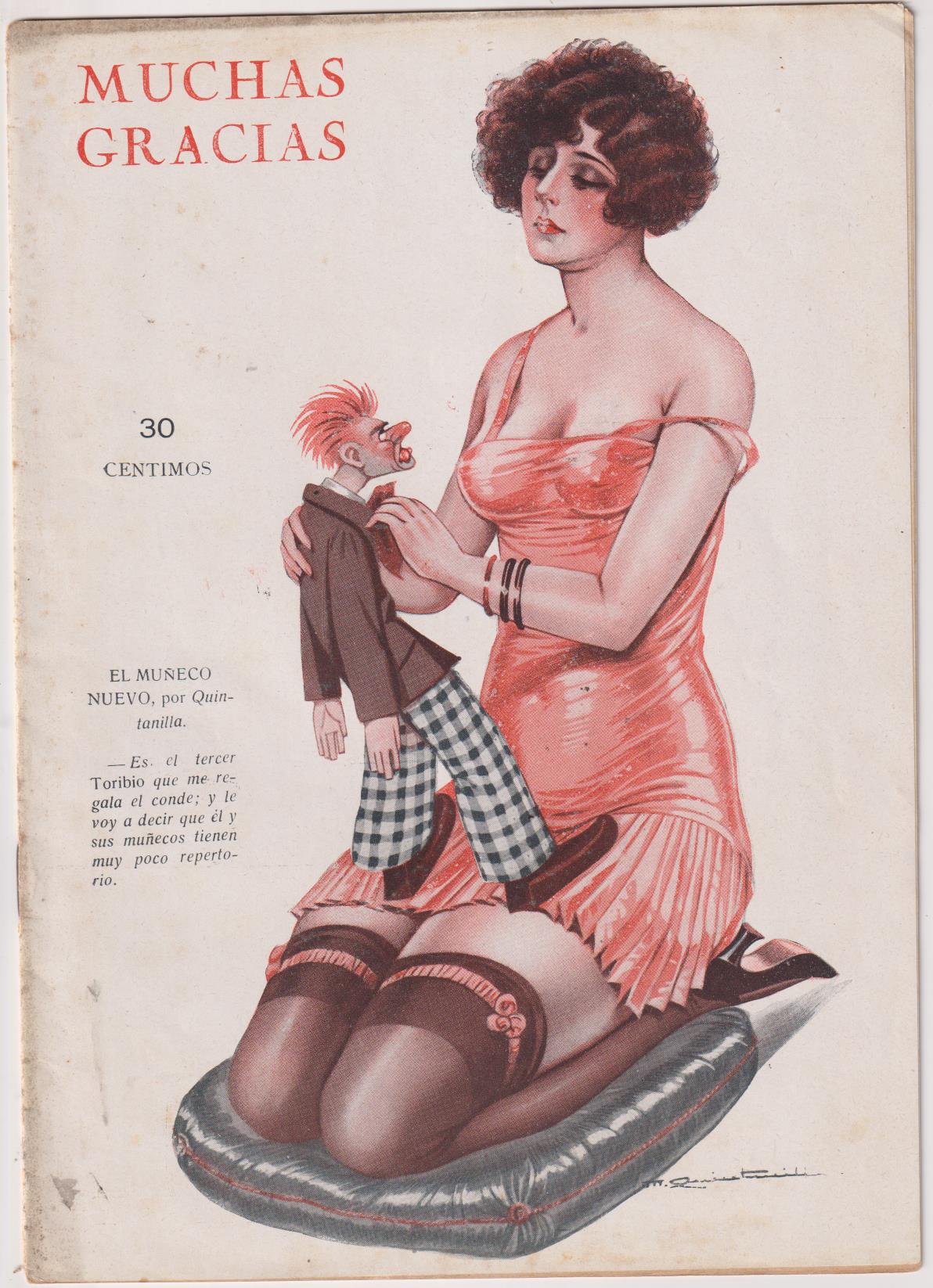 Muchas Gracias nº 161. Revista Cómico Satírica. Año 1927