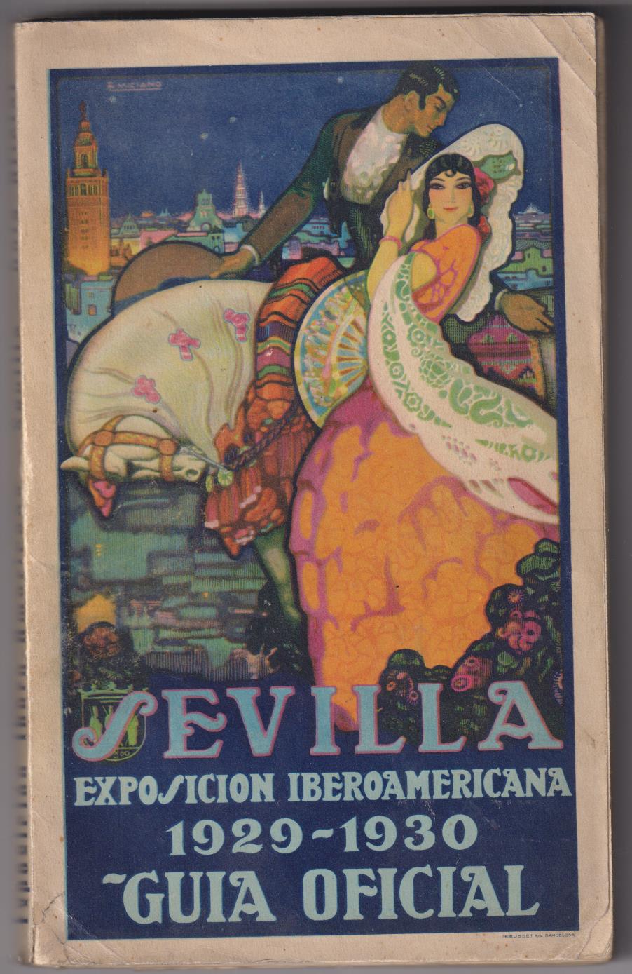 Sevilla Exposición Iberoamericana 1929-1930. Guía Oficial (23x14,5) 197 páginas