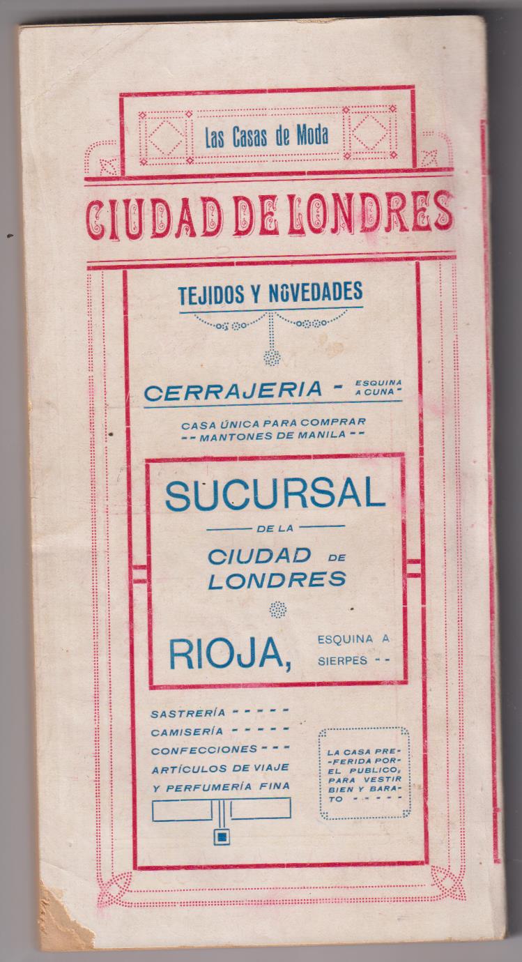 Sevilla en Broma. Guía Programa Galerín 1924. Semana Santa, Feria y Algo más...