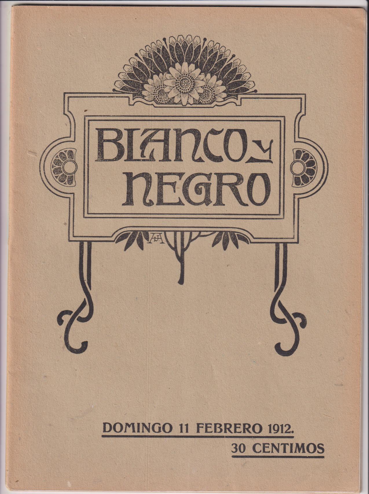 Blanco y Negro nº 1083. Domingo 11 Febrero 1912