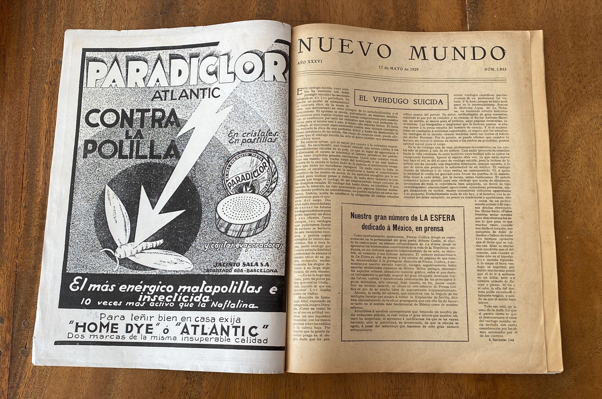 Nuevo Mundo nº 1843. 17 de Mayo de 1929. El Rey Visita La Exposición de Sevilla