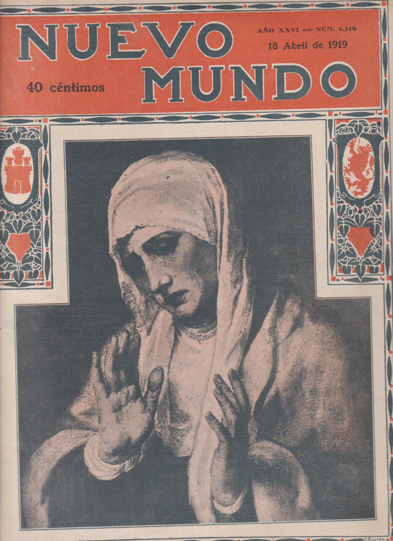 Nuevo Mundo nº 1319. Nuestro Padre Jesús de Medinaceli. Abril de 1919