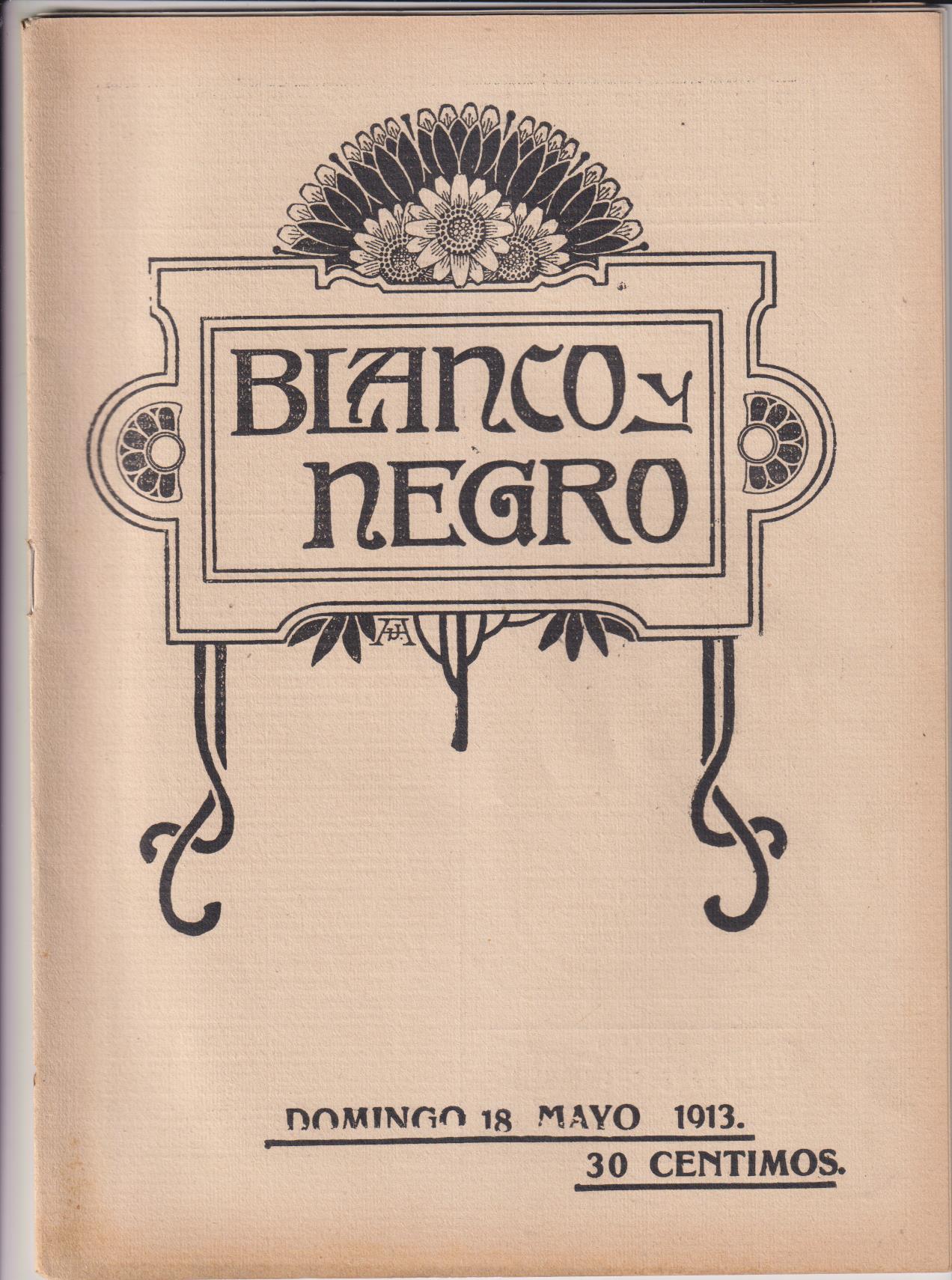 Blanco y Negro nº 1148. Domingo 18 Mayo de 1913