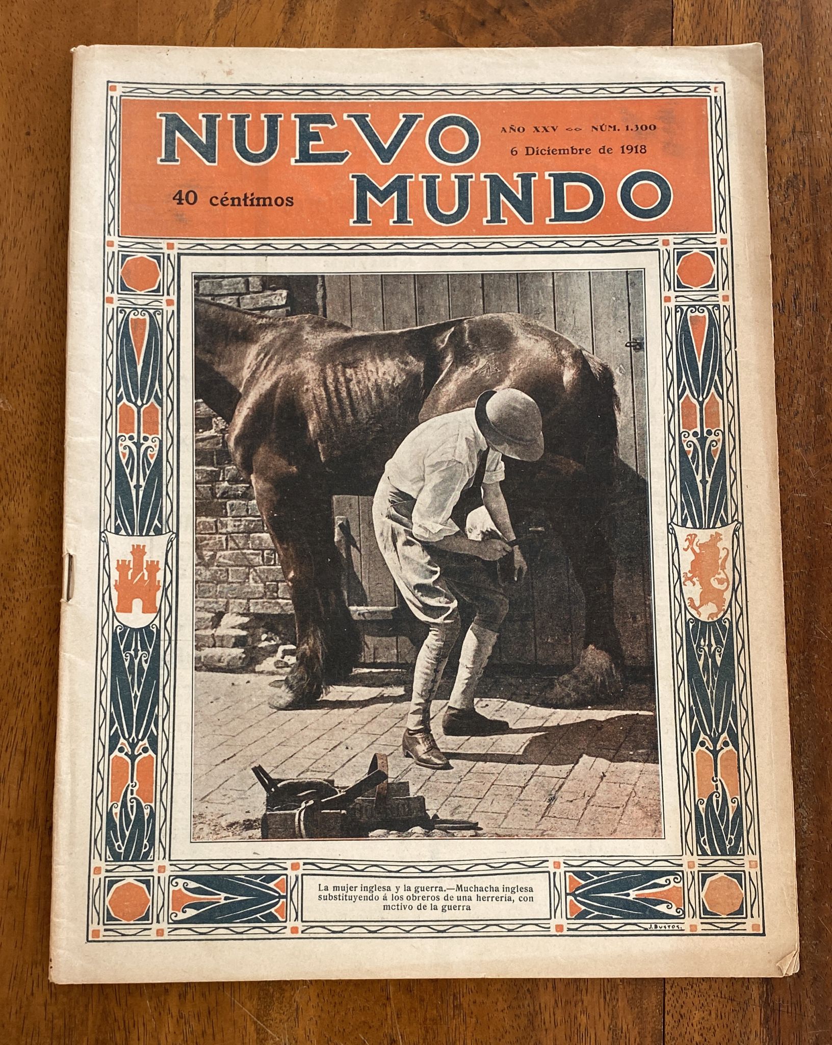 Nuevo Mundo nº 1300. Diciembre de 1918