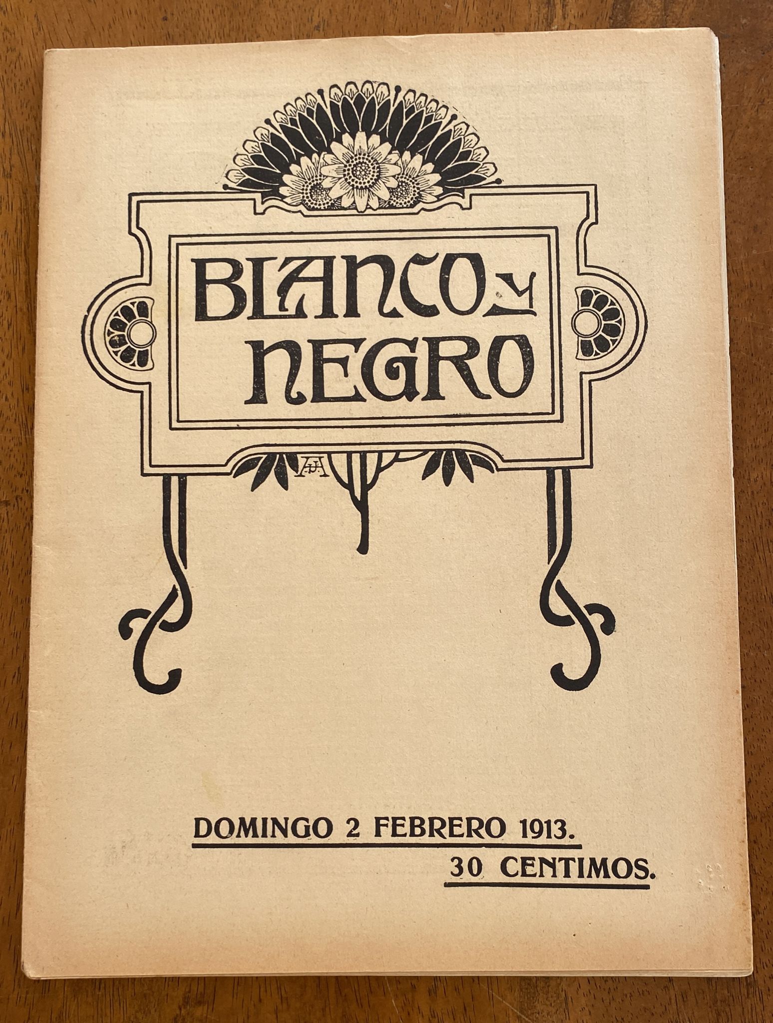 Blanco y Negro nº 1133. Madrid 2 de Febrero de 1913