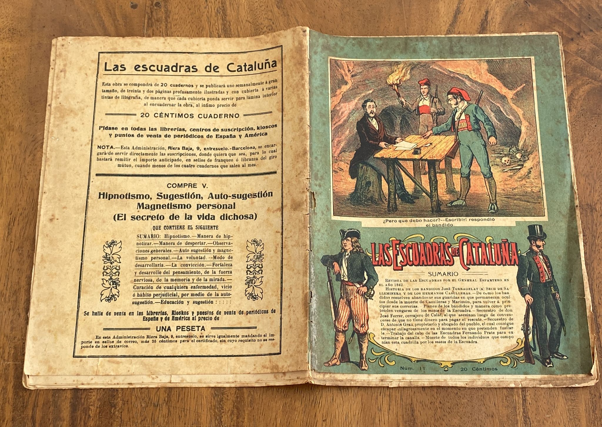 Las Escuadras de Cataluña nº 11. M. Folguera y Barboso. Principios Siglo XX