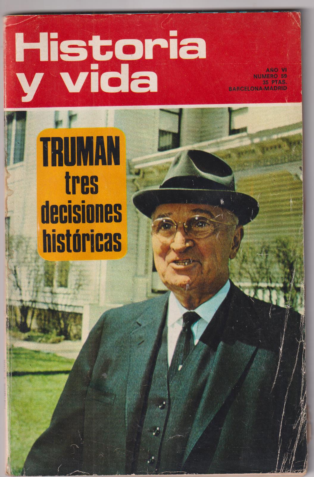 Historia y Vida nº 59. Febrero de 1973