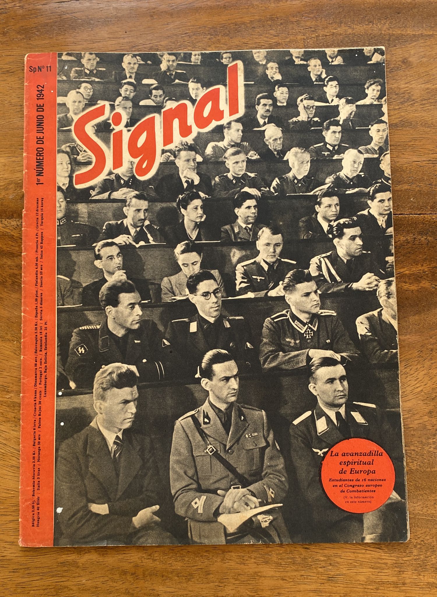 Signal 1º Número de Junio de 1942. SP nº 11