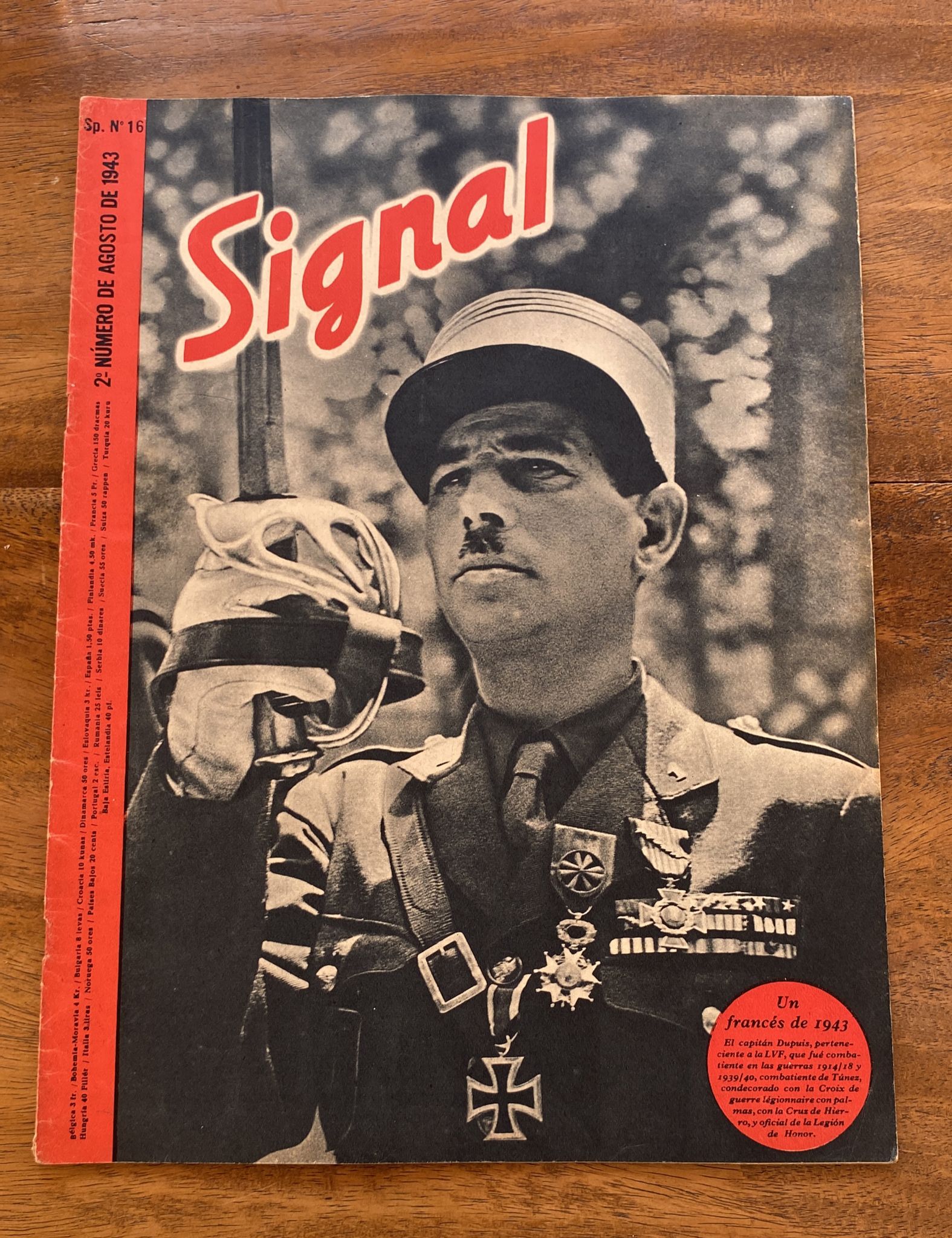 Signal 2º Número de Agosto de 1943. SP nº 16