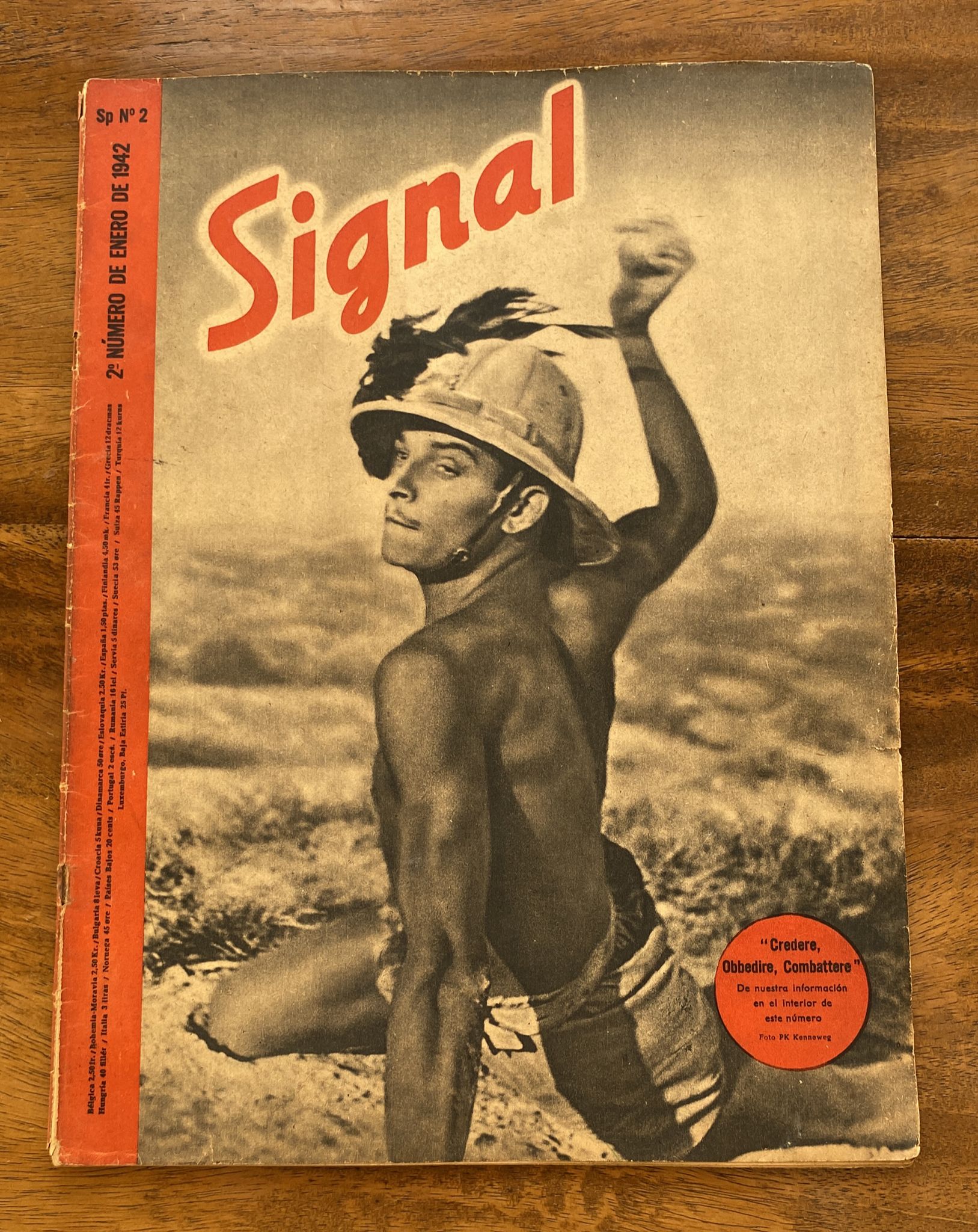 Signal 2º Número de Enero de 1942. SP nº 2