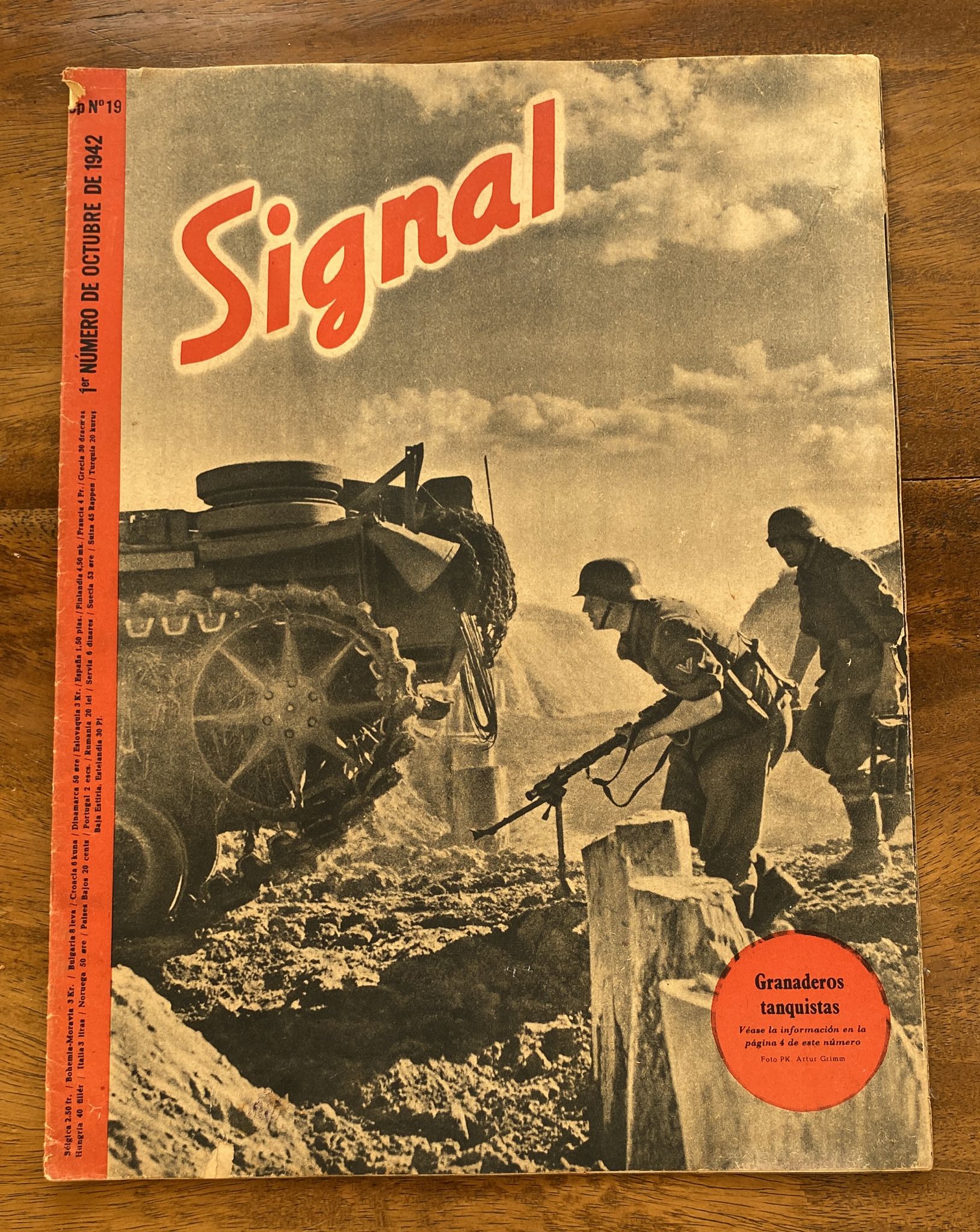 Signal 1º Número de Octubre de 1942. SP nº 19