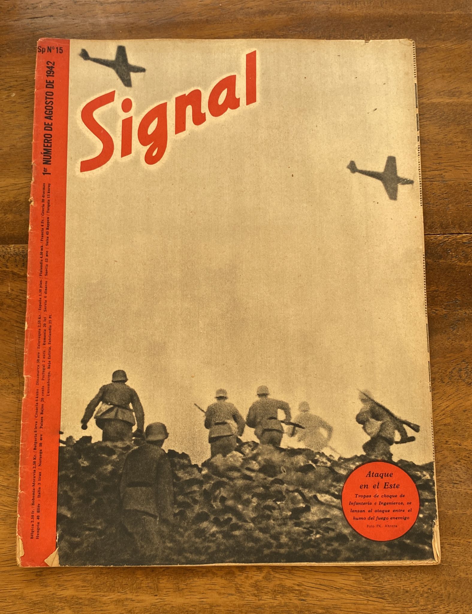 Signal 1º Número de Agosto de 1942. SP nº 15