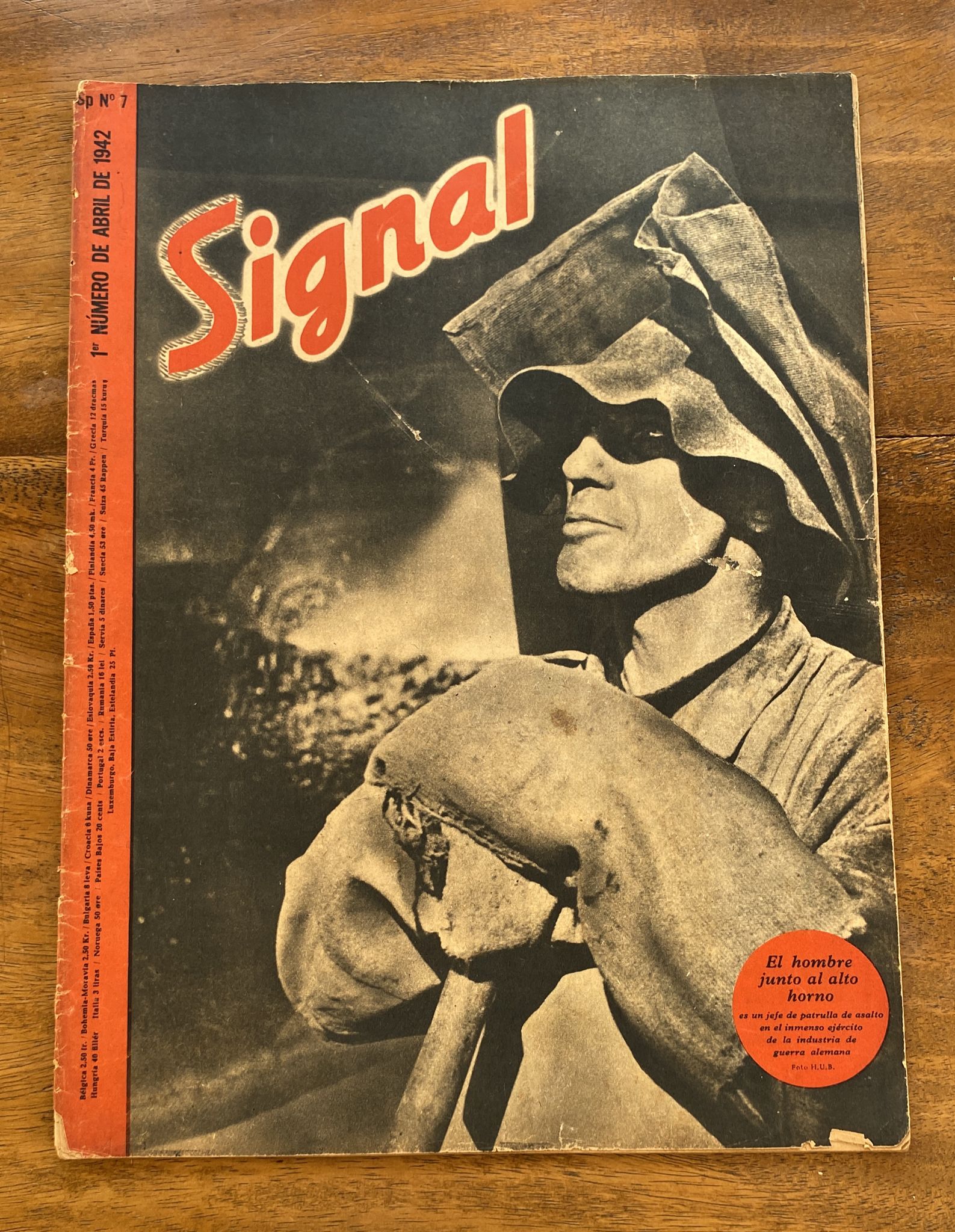 Signal 1º Número de Abril de 1942. SP nº 7