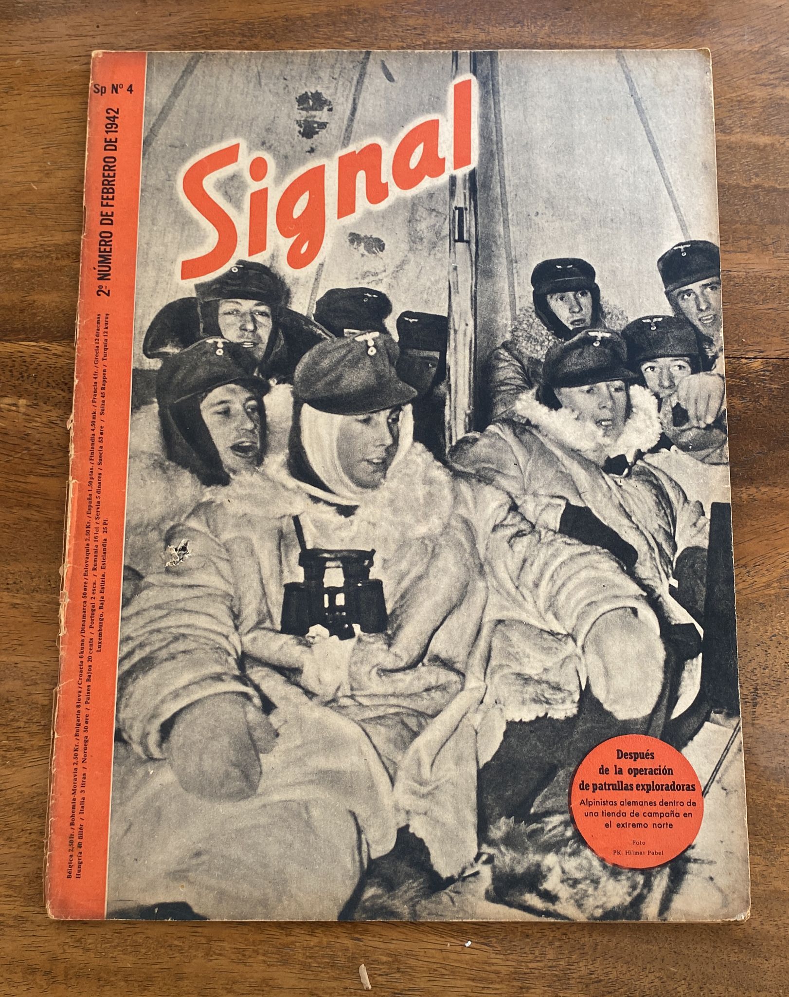 Signal 2º Número de febrero de 1942. SP nº 4