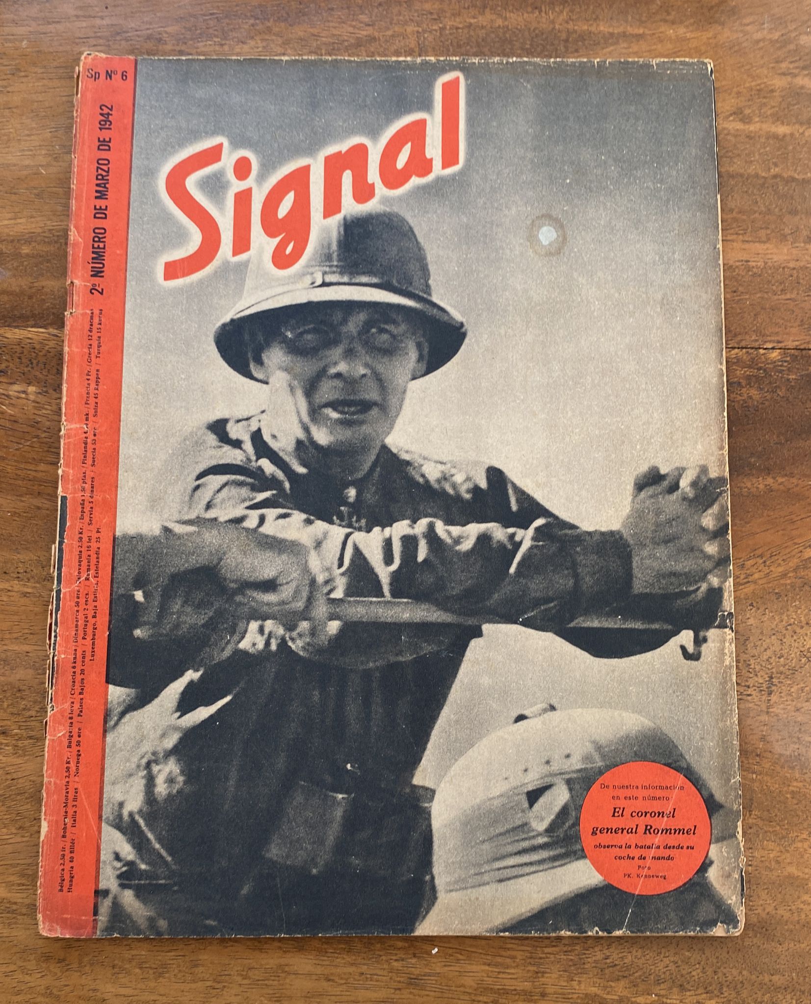 Signal 2º Número de marzo de 1942. SP nº 6