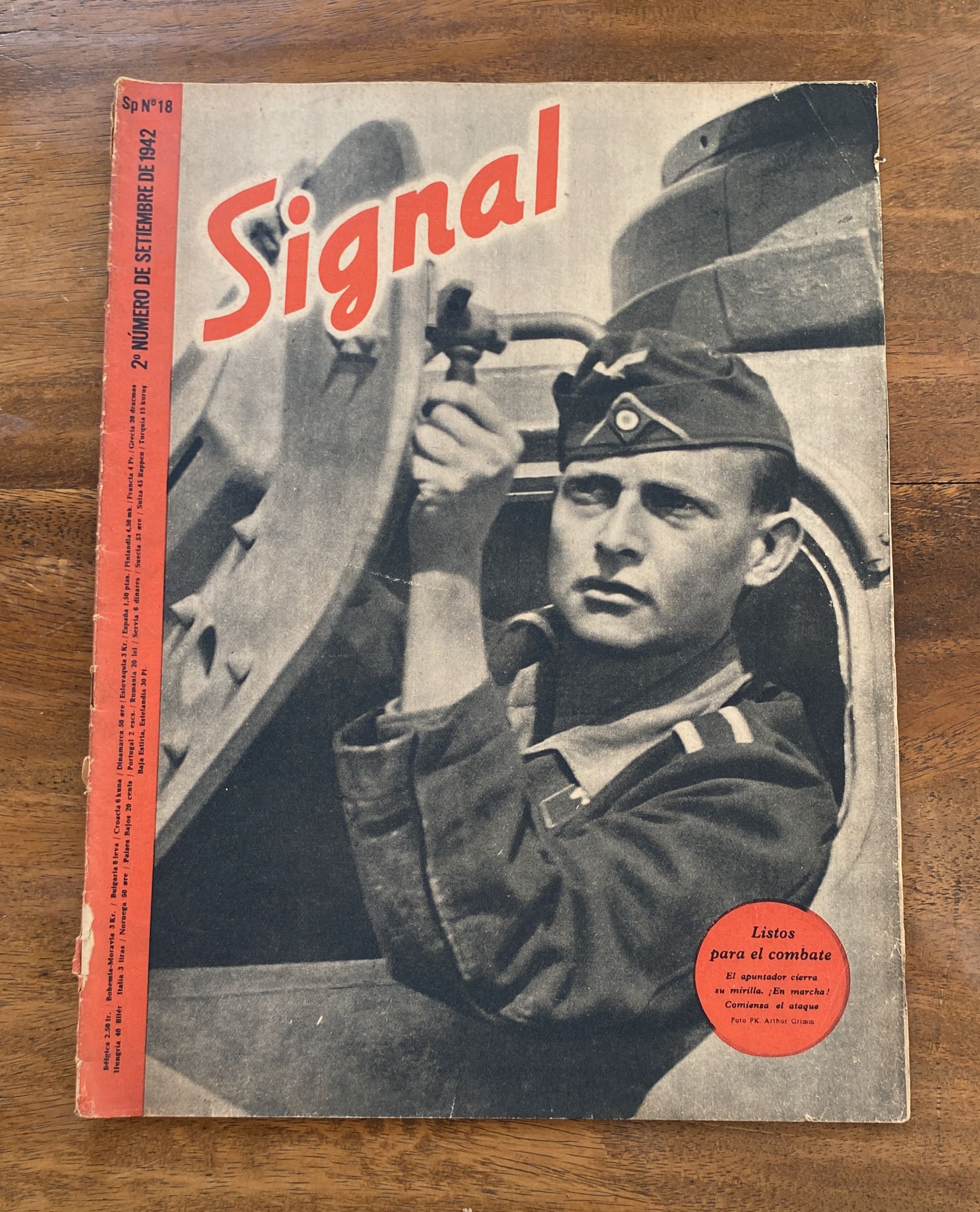 Signal. 2º Número de Septiembre de 1942. SP nº 18