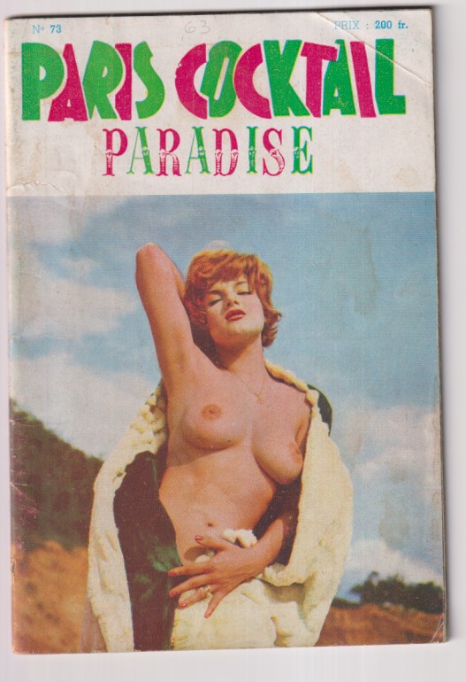 Paris cocktail Paradise. nº 73. (19x13 cm. 48 páginas) Tercer Trimestre 1958. Paris