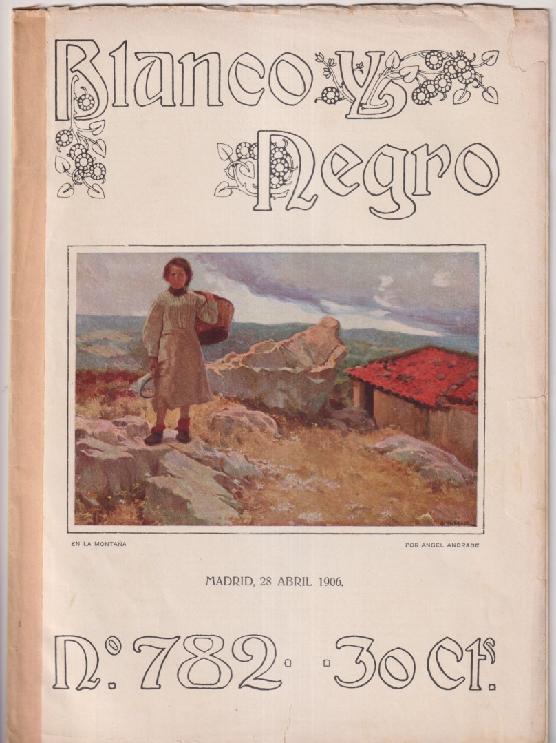 Blanco y Negro nº 782. Madrid 28 de Abril 1906. La muerte de Pedro Curie